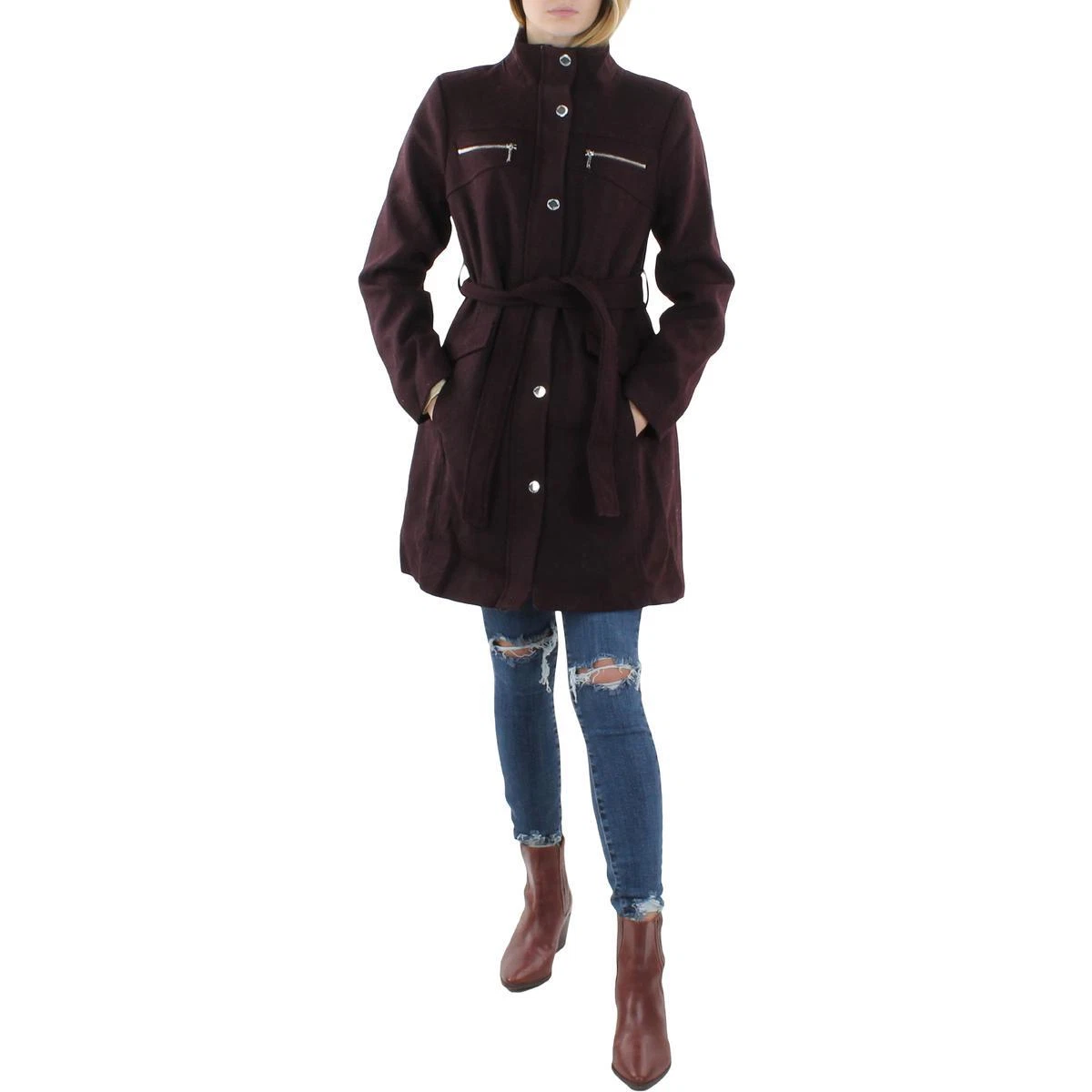 Dressy coat with hood sale