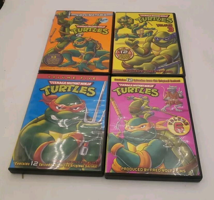 Teenage Mutant Ninja Turtles - TV Series Cartoon DVD Lot Vol 2 3 5