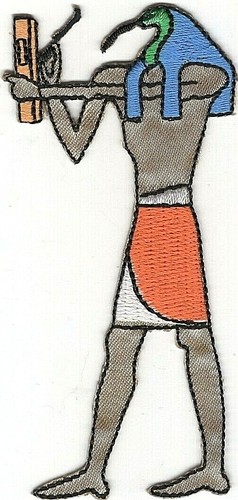 Egyptian Mythology God of languages Thoth Embroidered Iron on Sew on patch - Picture 2 of 2