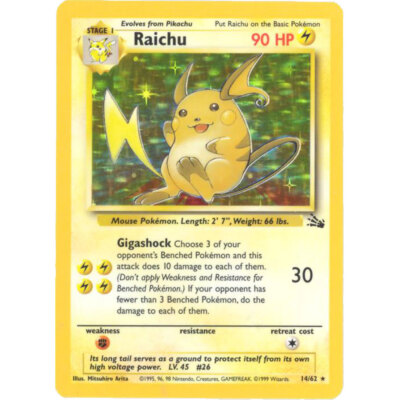 Raichu 14 62 | eBay