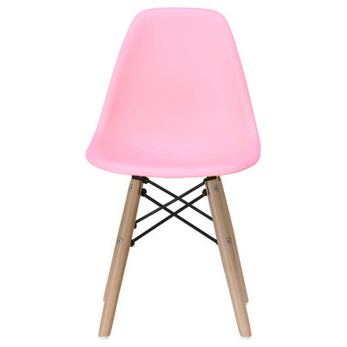 Modern Accent Kids Toddler Children Chair with Eiffel Natural Wooden Legs - Picture 34 of 42