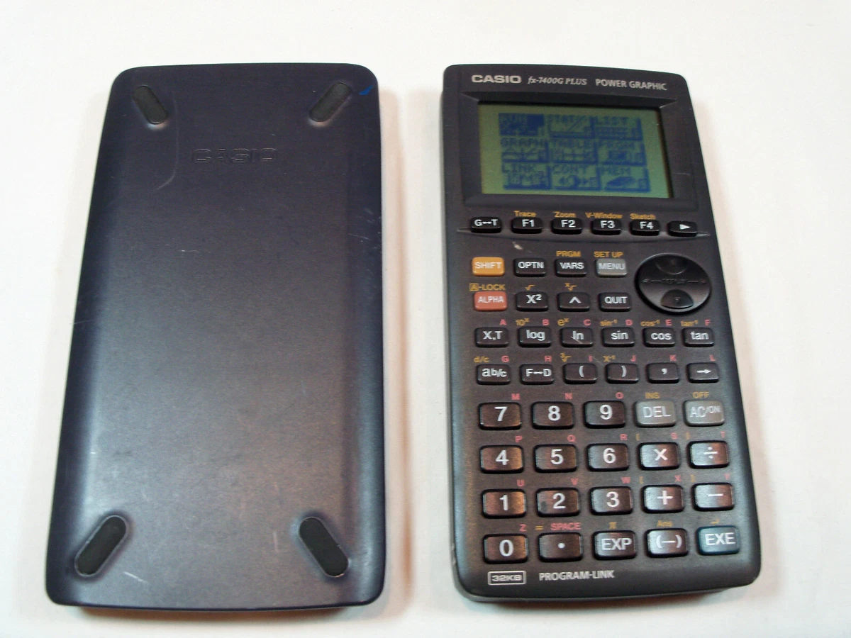 Casio FX 7400G Plus Power Graphic Calculator W Cover