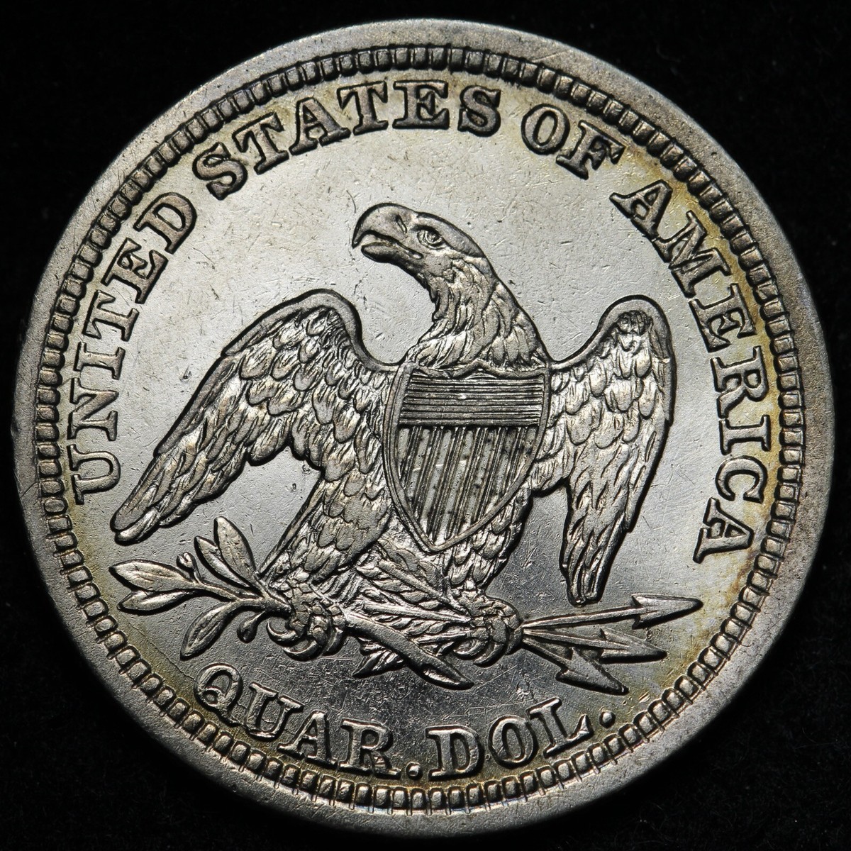 1854 Seated Liberty Silver Quarter BU *UNCIRCULATED* MS