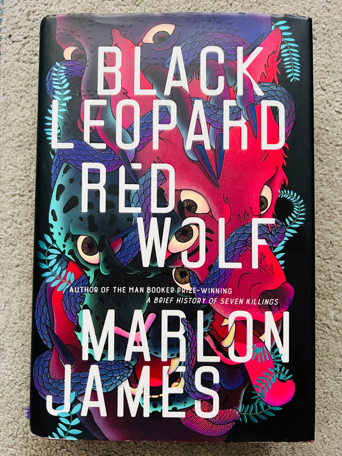 BLACK LEOPARD RED WOLF by MARLON JAMES - signed by the author (SB5021)