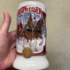 3 PCS Budweiser Steins - Grant's Farm, Clydesdales, Checkered Flag — photo 7