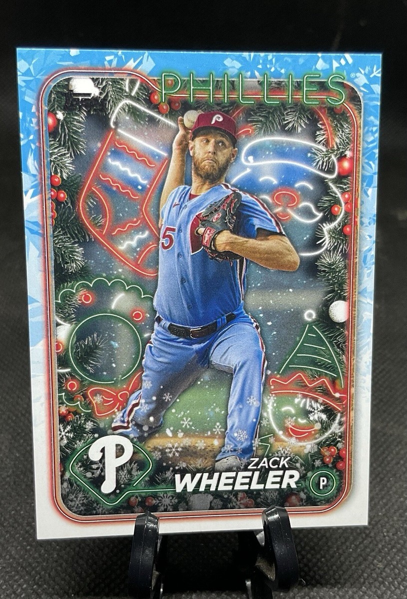 2024 Topps Holiday #H6 Zack Wheeler - Philadelphia Phillies | eBay