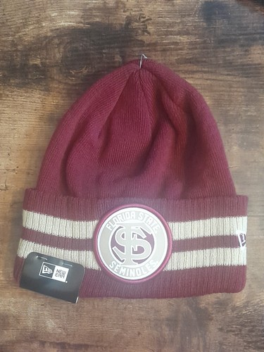 New Era FLORIDA STATE SEMINOLES 2 Striped Beanie - New w/ tags - Picture 1 of 3