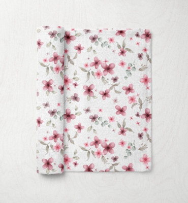 Wildblumen Blumen Luxus Bio Bambus Baby Musselin Swaddle Decke Tuch Geschenk