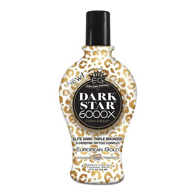 #ad European Gold Dark Star 6000X Ultra Dark Tanning Lotion 12oz Elite Triple Bronze $15.90