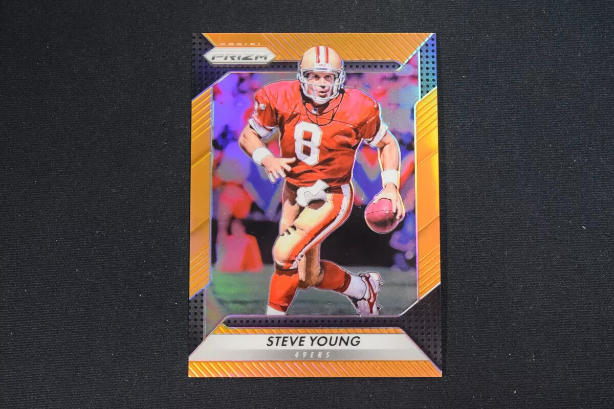 Steve Young 2016 Panini Prizm #105 San Francisco 49ers Orange Prizm /299