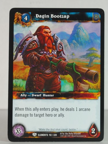 Dagin Bootzap - War of the Elements - 112/220 - common - World of Warcraft TCG - 第 1/4 張圖片