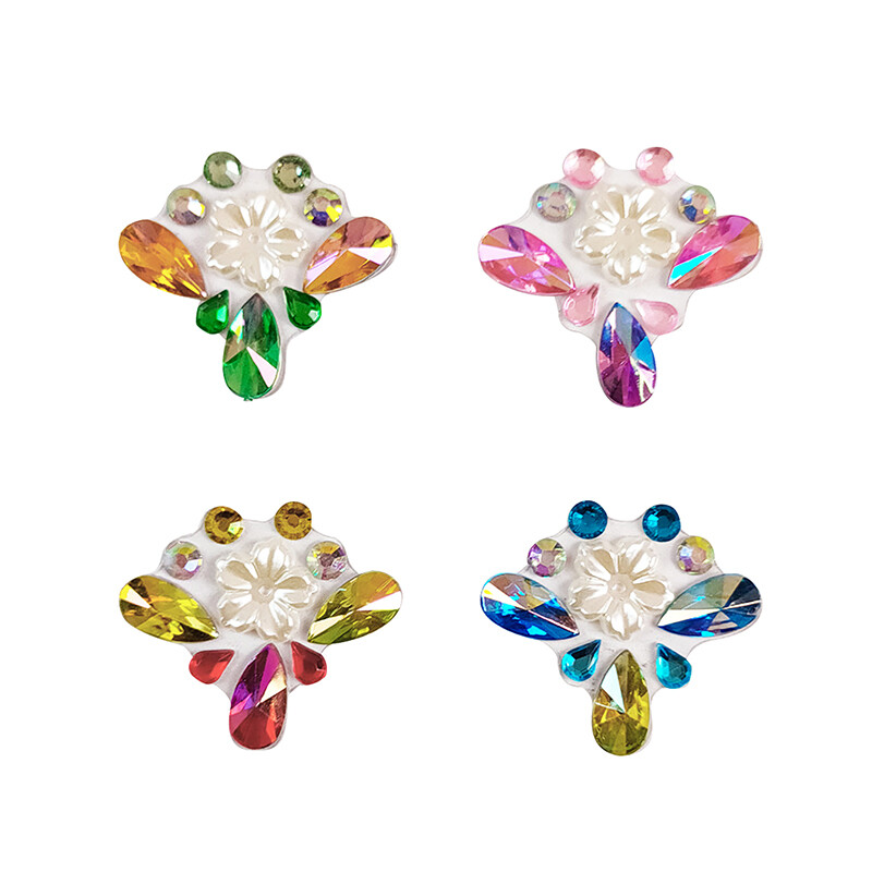 Face Gems Adhesive Glitter Jewel Tattoo Sticker Festival Rave Party