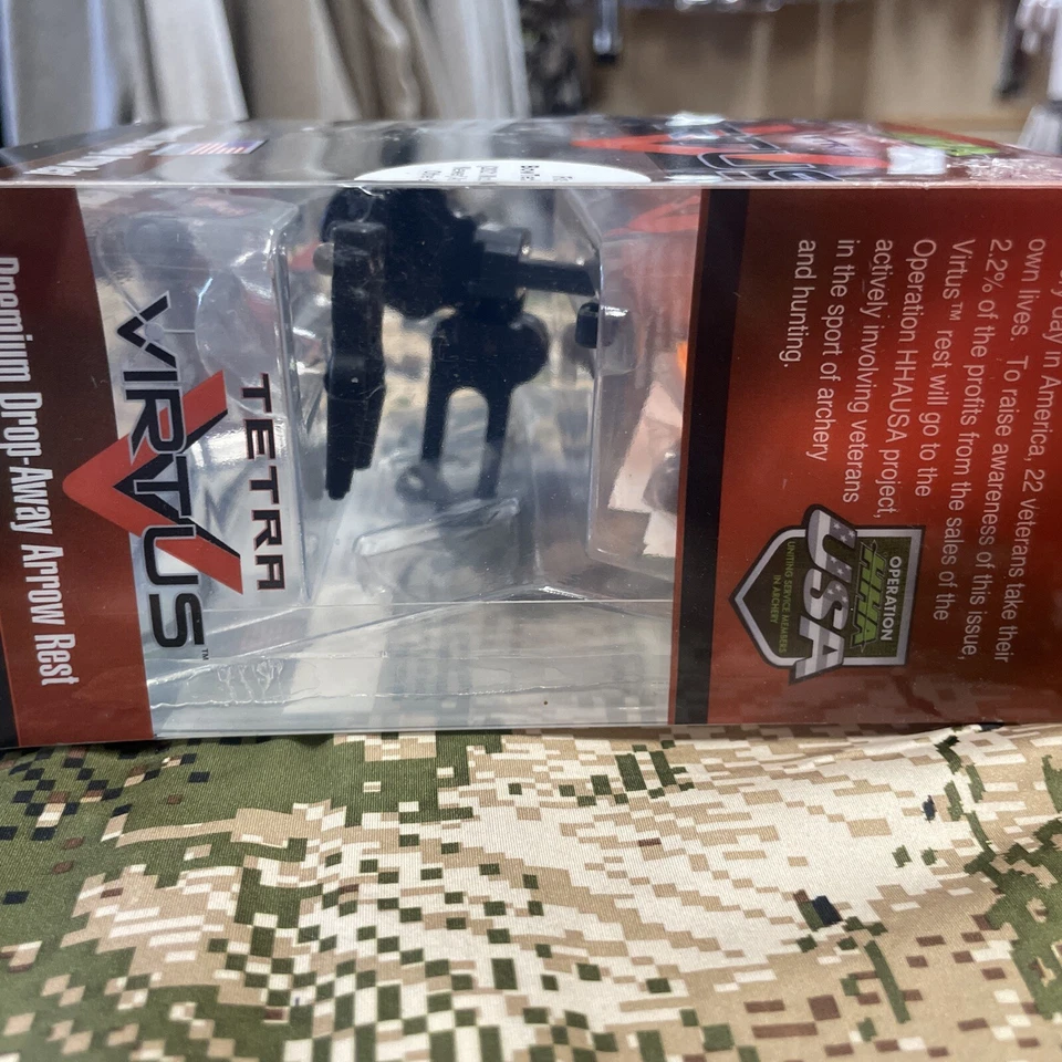 HHA Sports Tetra Virtus Premium Drop-Away Arrow Rest 22-LH - Image 3 of 4