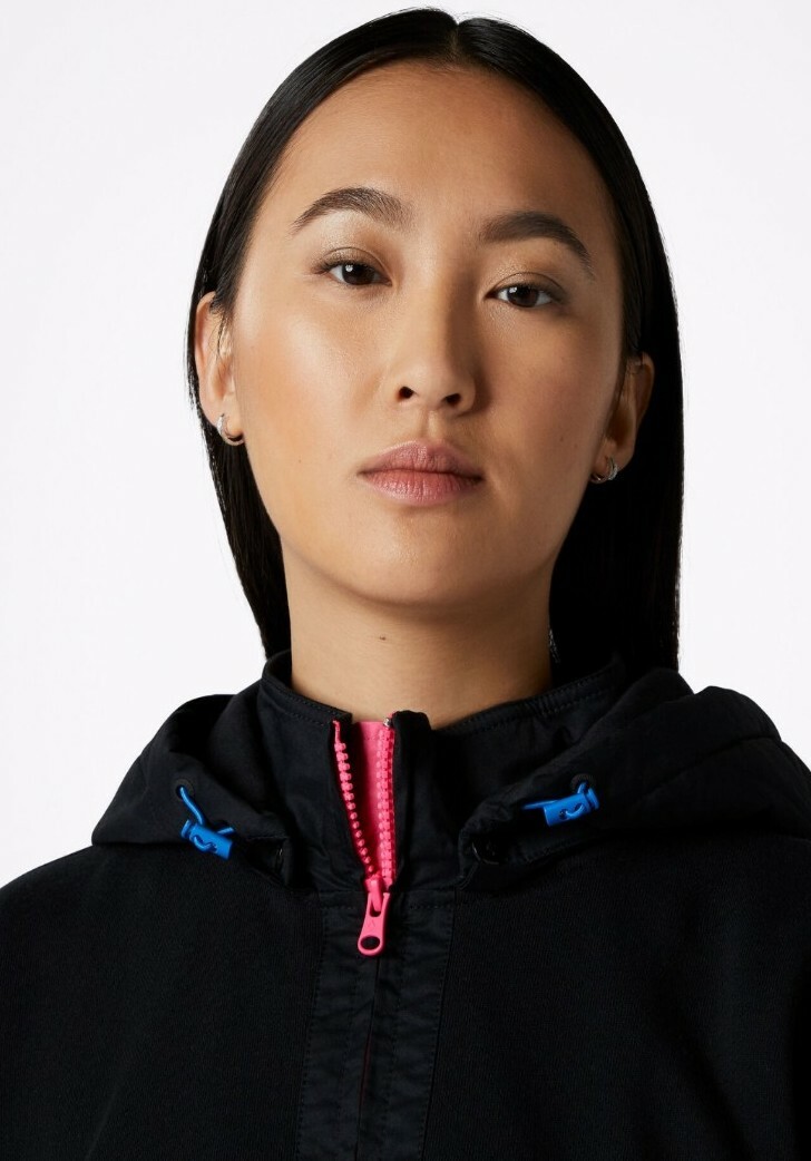 Converse Convertible Hoodie Dress Black, Women Sz Small /10021659-A01 image 7