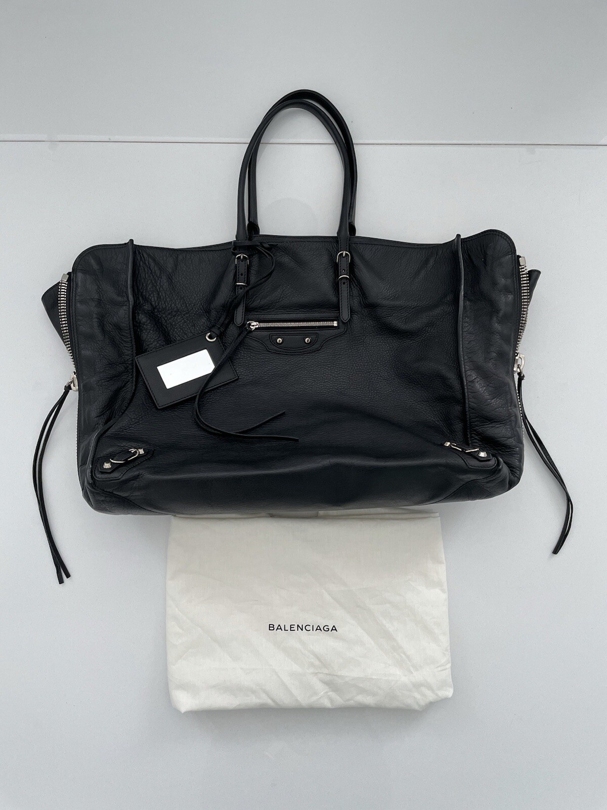 balenciaga papier b4 zip around