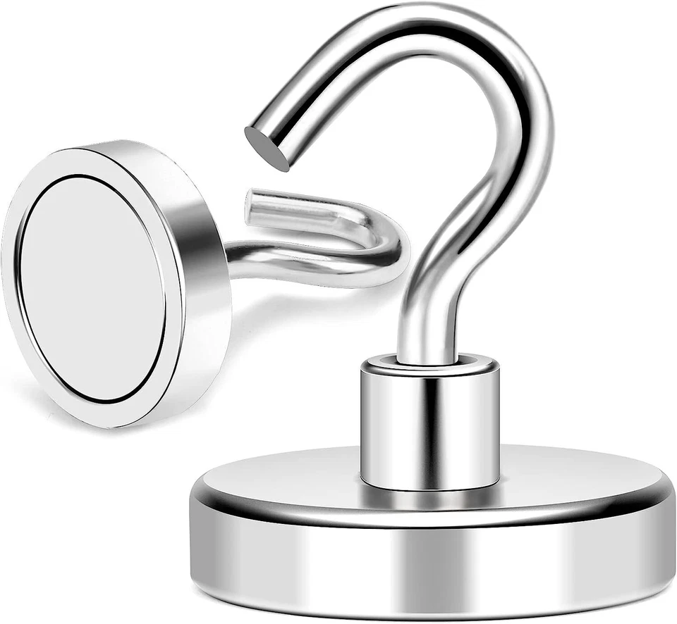 Ganchos magnéticos de alta resistencia - 150 libras + resistencia magnética súper fuerte para uso en crucero Foto 3 de 4