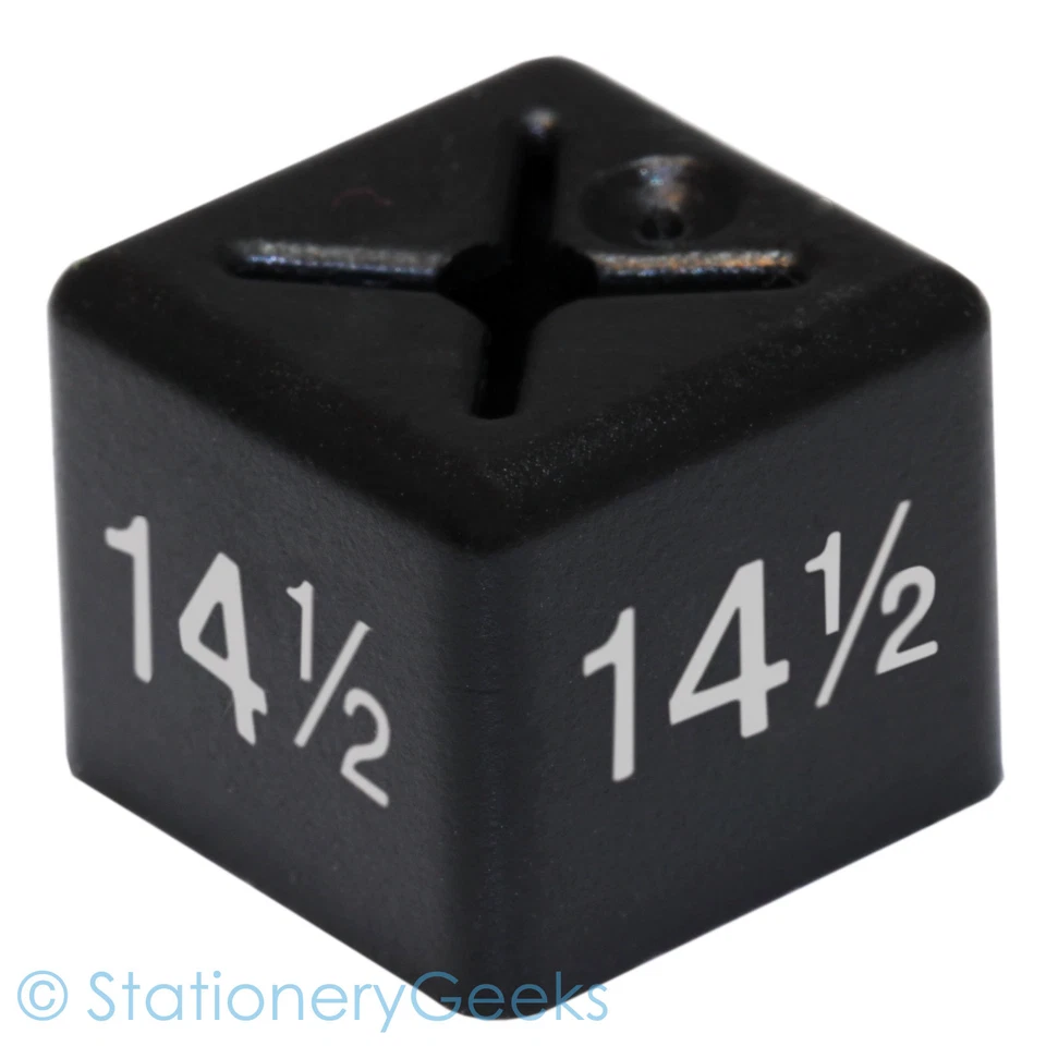 CUBEX 50 Coat Hanger Size Cubes Menswear Shirt Size 14.5 BLACK Garment Clothes Markers