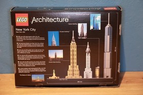 LEGO Architecture 21028 New York City 2016 *** with LED + original packaging