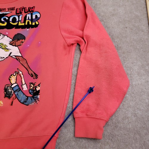 Akoo Intersolar Tour Sweatshirt Mens Large Pink Crewneck Graphic Pullover Urban - Picture 10 of 20