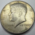 1964 D KENNEDY SILVER HALF DOLLAR T16