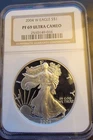 2004-W American Eagle NGC PF-69 Ultra Cameo ER Bullion-0.999 Silver 1 Oz Coin