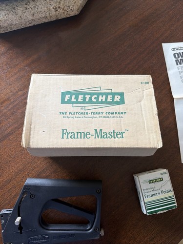 Fletcher Frame-Master 07-500 Point Driver Picture Frame Points Stapler