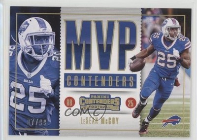 2017 Panini Contenders MVP Contenders Gold 7/99 LeSean McCoy #MC-17 7p8