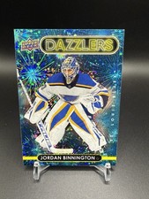 2021-22 Upper Deck #DZ-90 Jordan Binnington Dazzlers Blue
