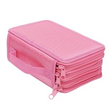 Four Layer 72 Holes Sketch Art Drawing Pencil Case Organizer For Children Rose R