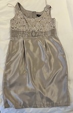 R  M Richards Size 14 Sparkly Champagne Holiday Party MOTB Dress  Blazer 2 PC