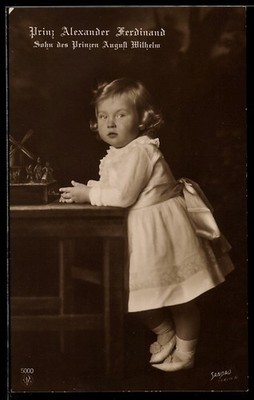 AK Prinz Alexander Ferdinand als Kleinkind, Sohn des Prinzen August Wilhelm 