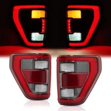 LED Tail Lights Assembly For Ford F-150 21-23 w/ Blind Spot Left & Right Side