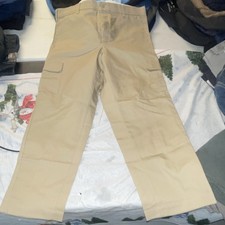 Red Kap Men's Cargo Work Pants Khaki 40-32 Polyester Cotton P788KH2