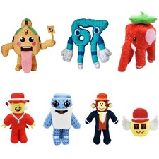 2026 Brainrot Sammy Jandel Strawberry Elephant No.67 Plush Doll Toys Kids Gift