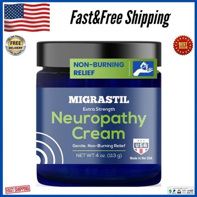 Basic Vigor Migrastil Neuropathy Relief Cream Extra Strength for Feet Legs an...