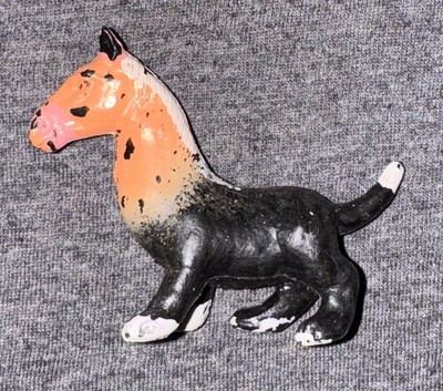VINTAGE 1972 MIXED UP ZOO ANIMALS Horse Black Dog FIGURE STEVEN MFG B10