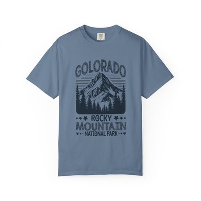 Unisex Colorado Adventure T-Shirt Nature Gift Rocky Mountain S 5XL