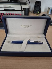 Waterman Carene,  Kugelschreiber,  Blau, In Geschenkbox, gebraucht guter Zustand