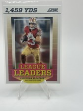 2024 Score - League Leaders Christian McCaffrey #LL-CMY Pink