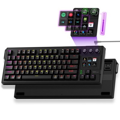 K1 Pro Macro Keyboard, Wired Only Full-Key Programmable On-Board Keypad, Cust...