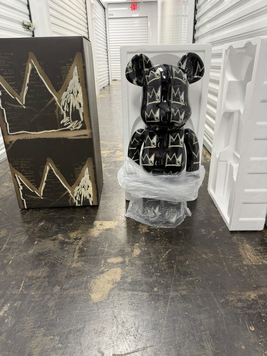 BE@RBRICK JEAN-MICHEL BASQUIAT #8 1000% BEARBRICK MEDICOM TOY RARE