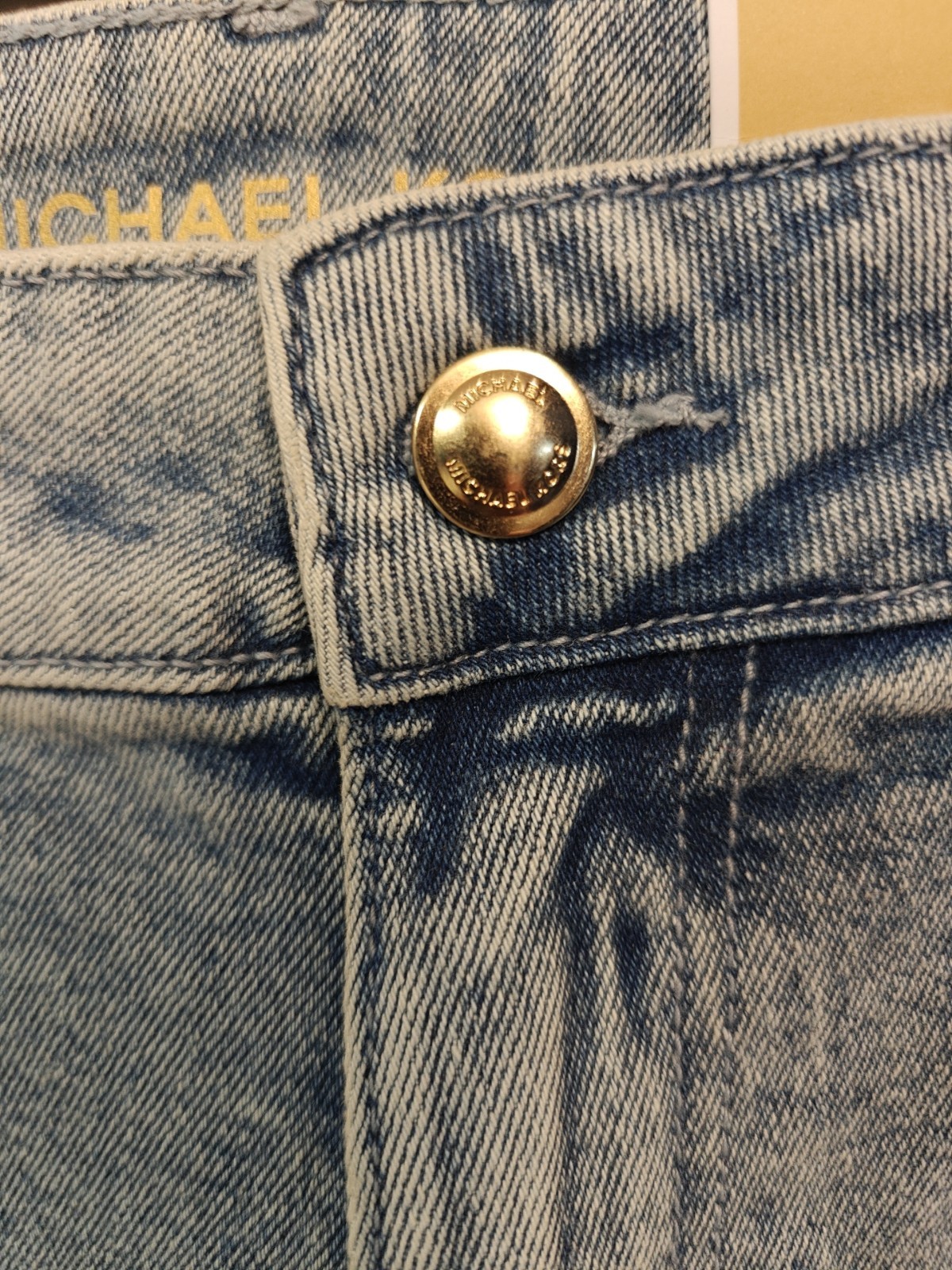 NWT Women's Michael Kors Carmen Wide Leg Jeans Size 4 thumbnail 3