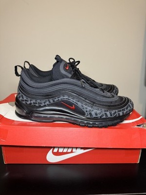 Nike Air Max 97 Black Red Size 10.5 Used With Box