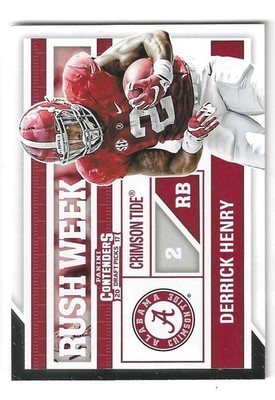 2017 Panini Contenders Draft Picks - Rush Week Derrick Henry #10