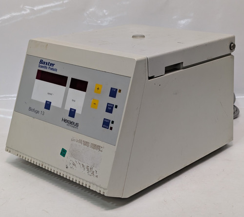 Baxter Scientific Heraeus 3637 Biofuge 13 Compact Laboratory Centrifuge