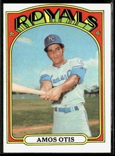 Amos Otis 1972 Topps #10 Kansas City Royals