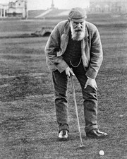648562 1905 Golfer Old Tom Morris Pioneer Golf St Andrews Wall Print Poster