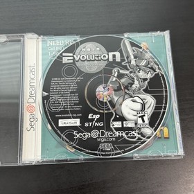 Evolution: The World of Sacred Device (Sega Dreamcast, 1999) No Manual MINT DISC