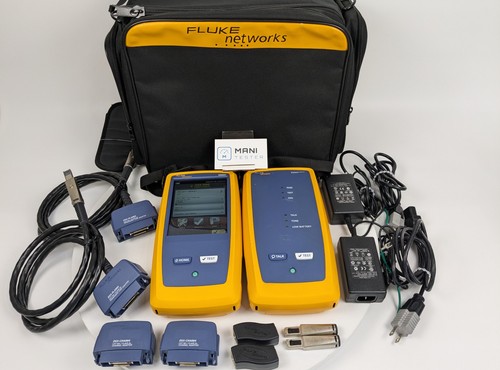 Fluke Networks DSX-5000 Versiv Cat6 Cat6a LAN Cable Certifier Tester Cal 2023