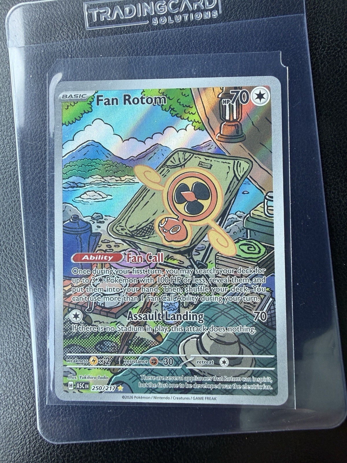 FAN ROTOM 250/217 ME: ASCENDED HEROES POKEMON Illustration Rare